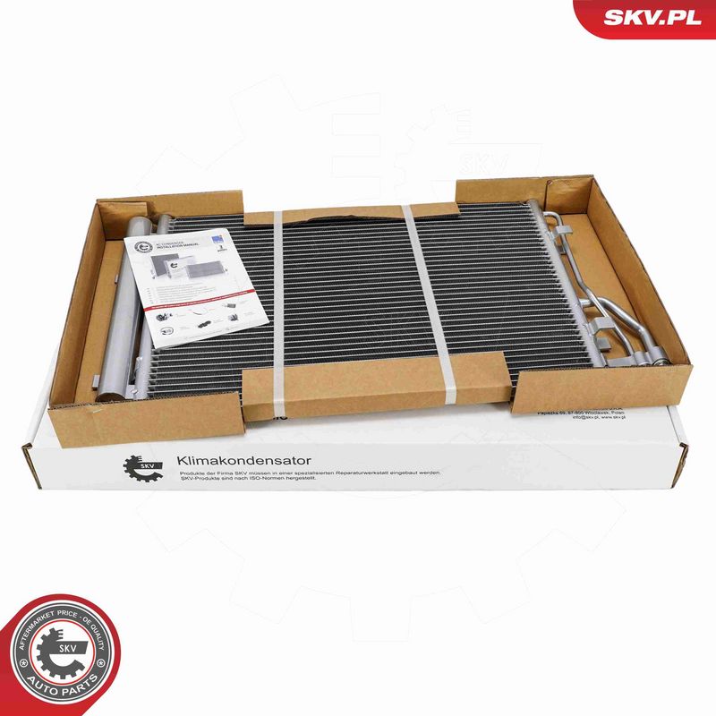 ESEN SKV 86SKV126 Condenser, air conditioning