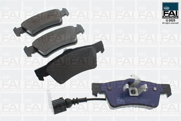 Piduriklotsi komplekt, ketaspidur FAI AutoParts FPBP463