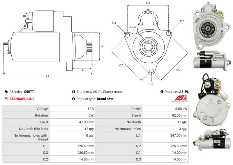 AS-PL S5077 Starter