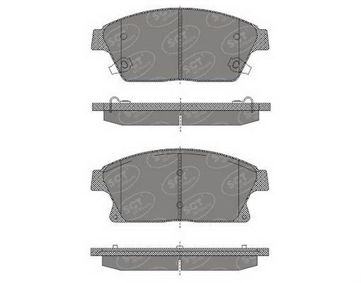 SCT - MANNOL fékbetétkészlet, tárcsafék SP 638 PR
