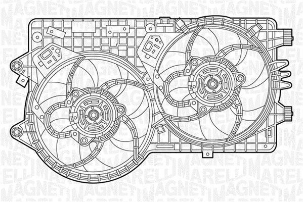 MAGNETI MARELLI ventilátor, motorhűtés 069422240010