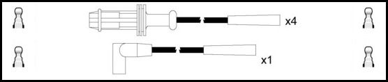 Juego de cables de encendido