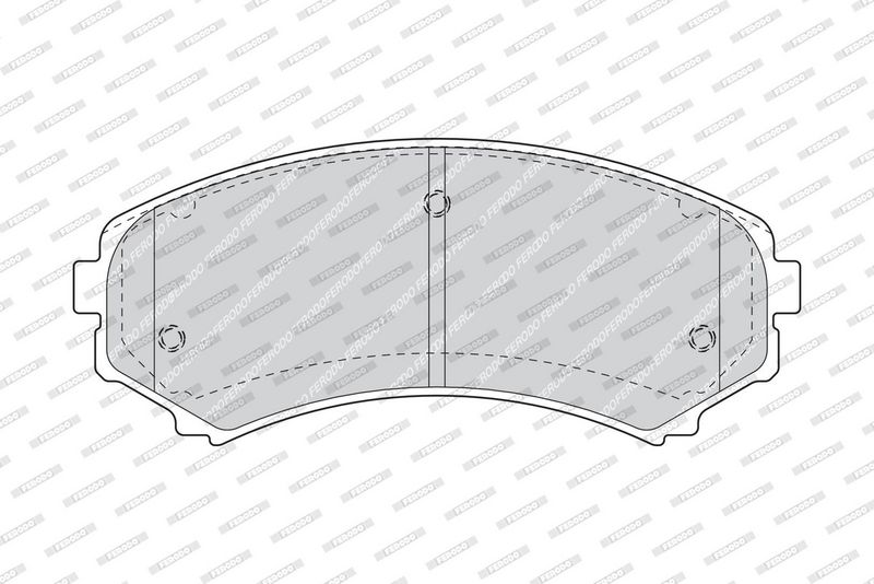 FERODO Plaquettes de frein à disque FDB1603
