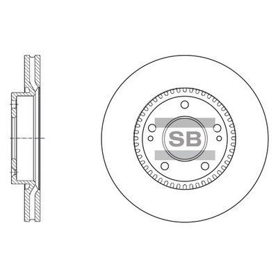 Гальмівний диск, Hi-Q SD1056