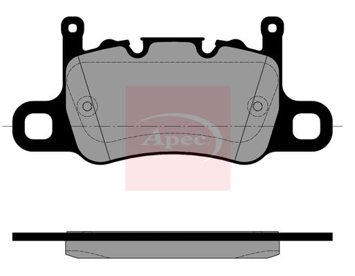 APEC Brake Pad Set, disc brake PAD2493