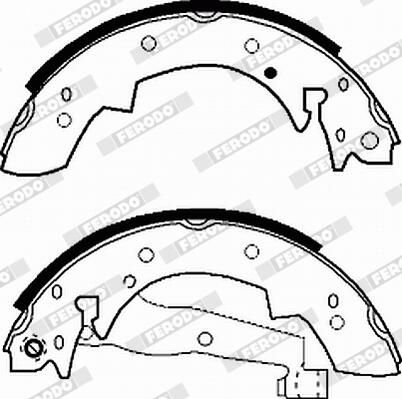 FERODO FSB173 Brake Shoe Set