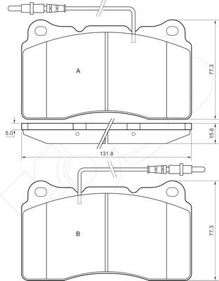 1-GNC R-924 - Brake Pad Set, disc brake