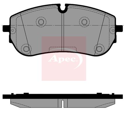 APEC Brake Pad Set, disc brake PAD2542