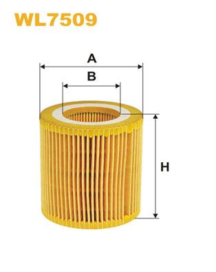 Оливний фільтр, Wix Filters WL7509