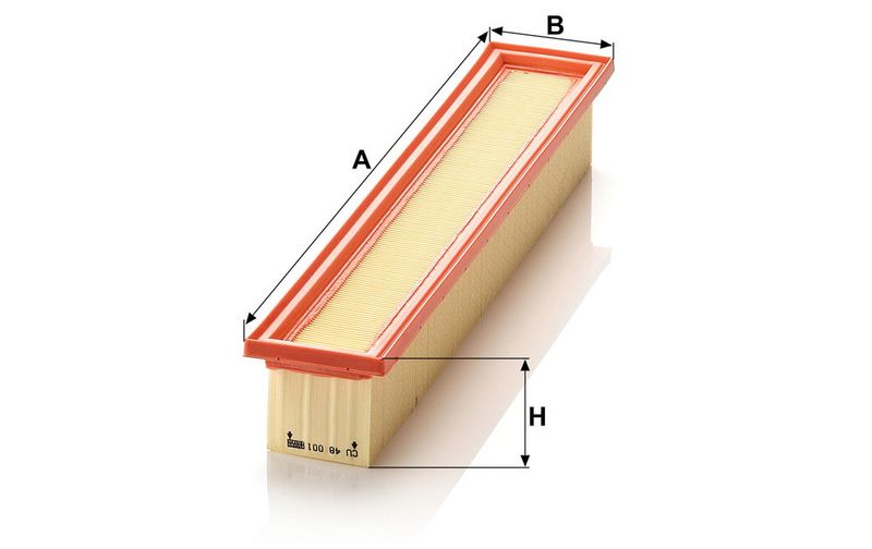 MANN-FILTER CU48001-2 Filter, cabin air