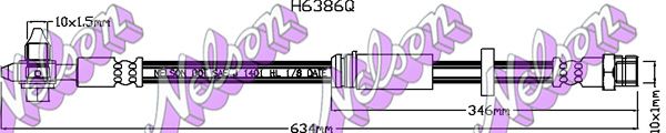 KAWE fékcső H6386Q