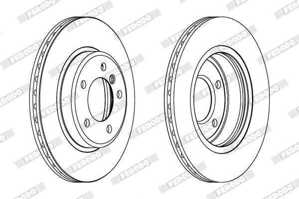 FERODO DDF1066C Brake Disc