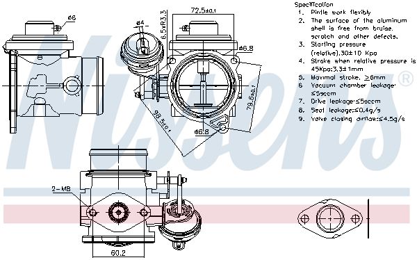 Клапан EGR на Transporter T4