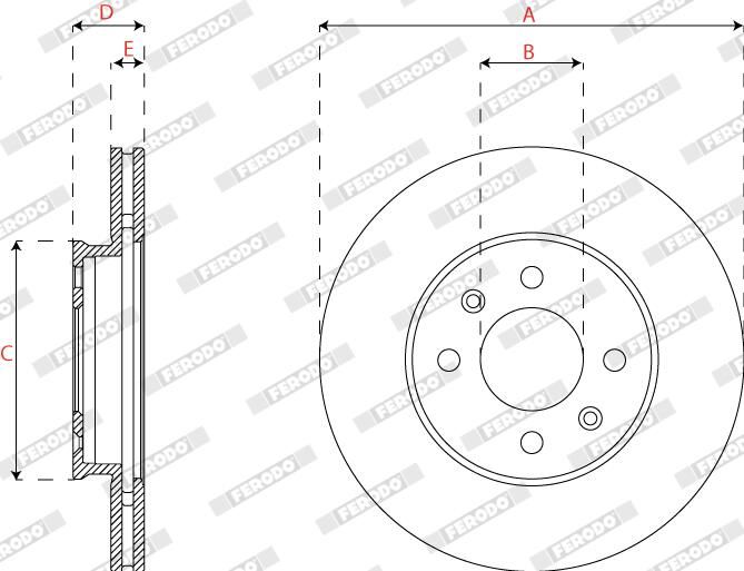 DISQUES DE FREIN VL (2P.)