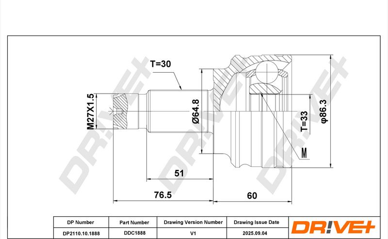 Set articulatie, planetara DP2110.10.1888 Dr!ve+