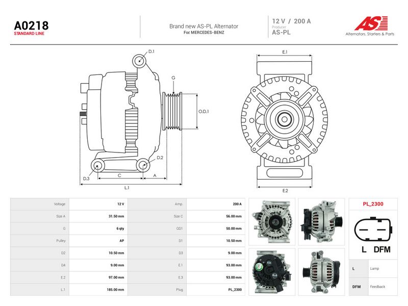 Generaator, AS-PL A0218