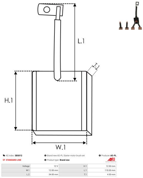 Süsinikuhari, starter, AS-PL SB5012