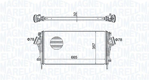 MAGNETI MARELLI 351319204440 Charge Air Cooler