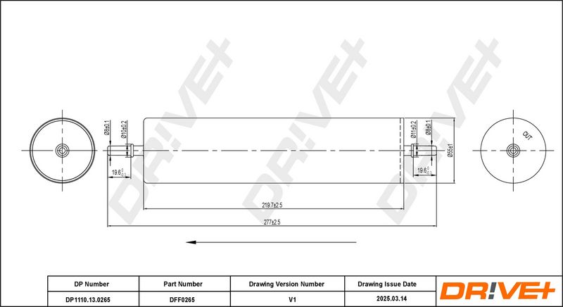 Filtru combustibil DP1110.13.0265 Dr!ve+