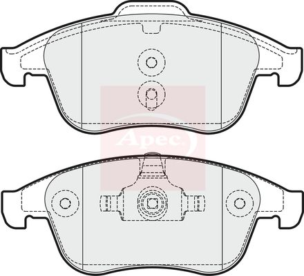 APEC Brake Pad Set, disc brake PAD1898