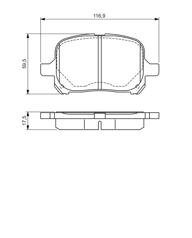 0986424639 BOSCH Комплект гальмівних колодок - дискові - Фото 7