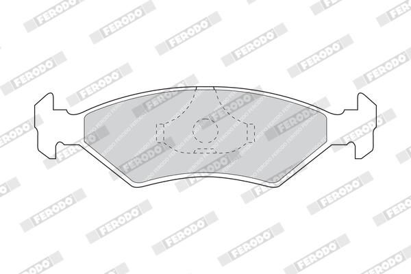 FERODO Plaquettes de frein à disque FDB206