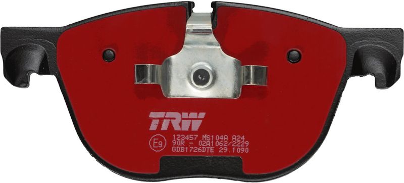 Piduriklotsi komplekt, ketaspidur, TRW GDB1726DTE