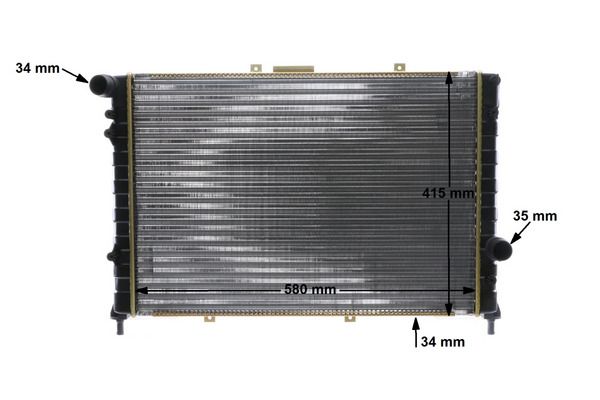 Product Image - Radiateur - CR589000S - MAHLE