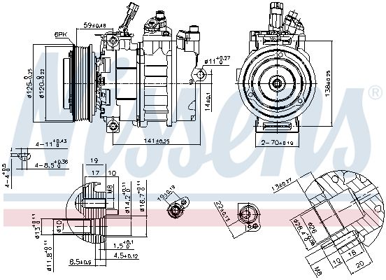 NISSENS 89488 Compressor, air conditioning