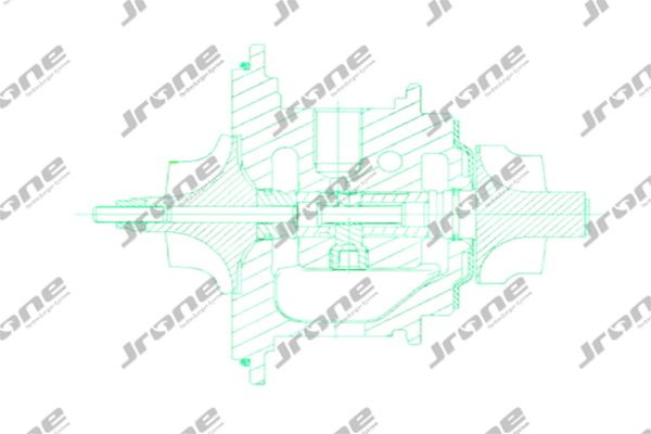 Conjunto de piezas, turbocompresor
