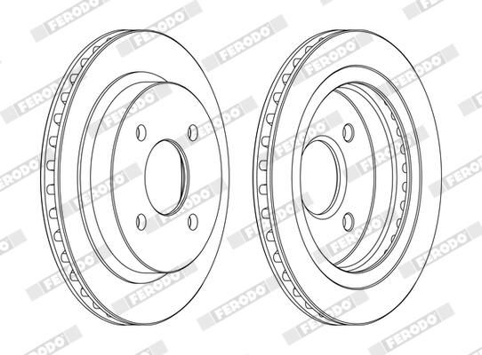 FERODO DDF479C Brake Disc