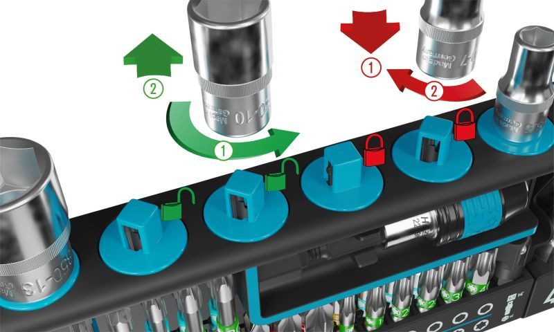 HAZET 2300SH-1 Kit, screwdriver bits