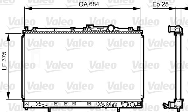 VALEO Radiateur 731649