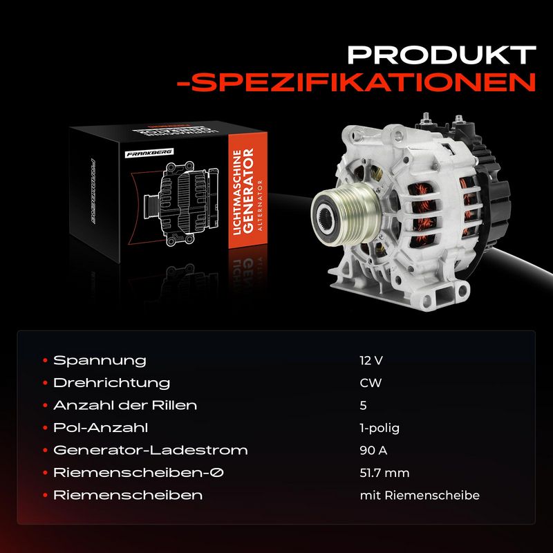 Frankberg 5481FB0032277 Alternator