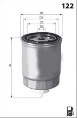 MISFAT Filtre à carburant M384