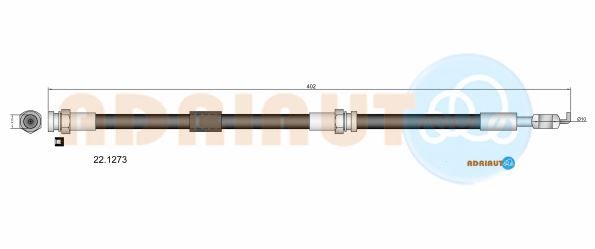 Гальмівний шланг, Adriauto 22.1273