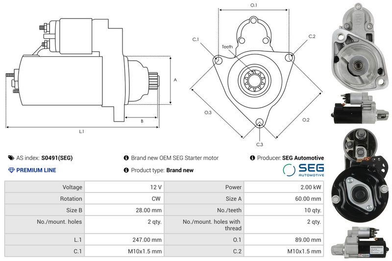AS-PL S0491(SEG) Starter