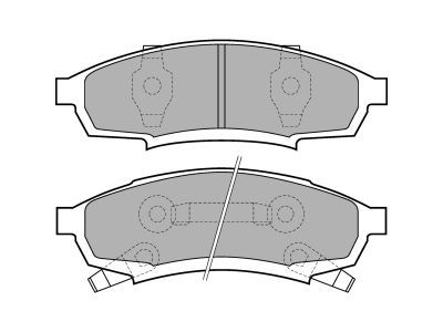 DELPHI LP895 Brake Pad Set, disc brake