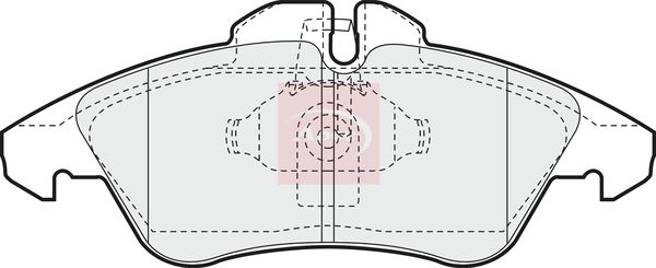 APEC Brake Pad Set, disc brake PAD921