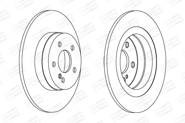 Гальмівний диск, Champion 562620