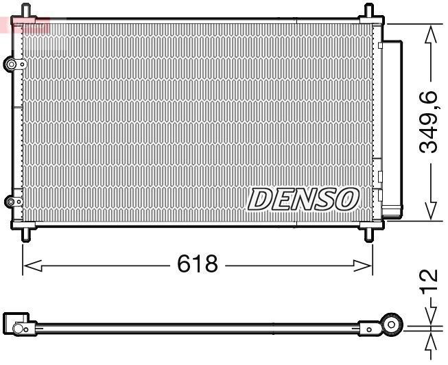 DENSO kondenzátor, klíma DCN50117