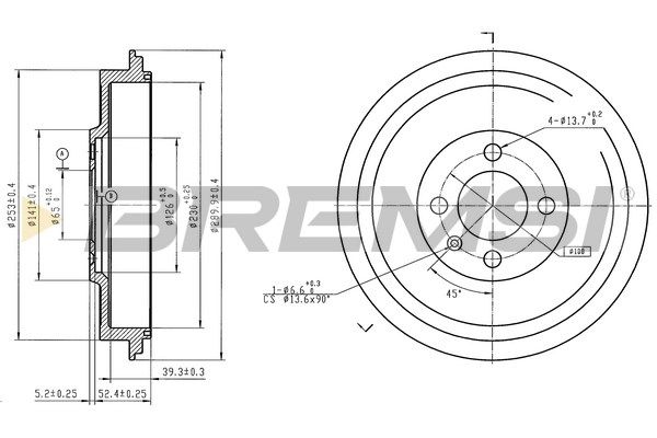 This part match OEM code: 6K9609617