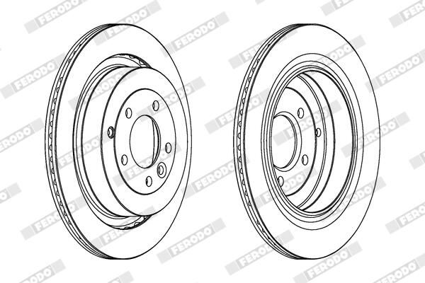 FERODO DDF1433C-1 Brake Disc