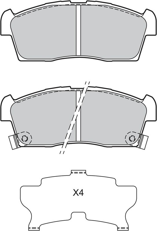 VALEO 601323 Brake Pad Set, disc brake