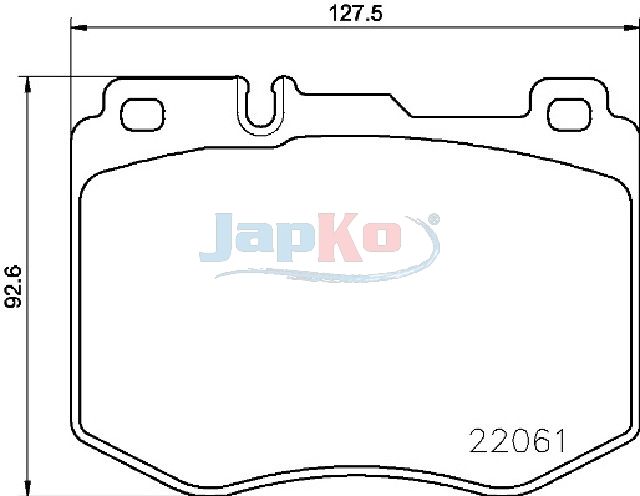 JAPKO 500516 BILSTEIN MARELLI Brake Pad Set, disc brake