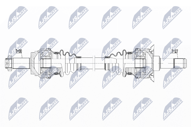 NTY hajtótengely NPW-BM-160