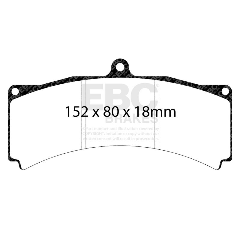 EBC Brakes High performance remblokkenset DP8012RPX