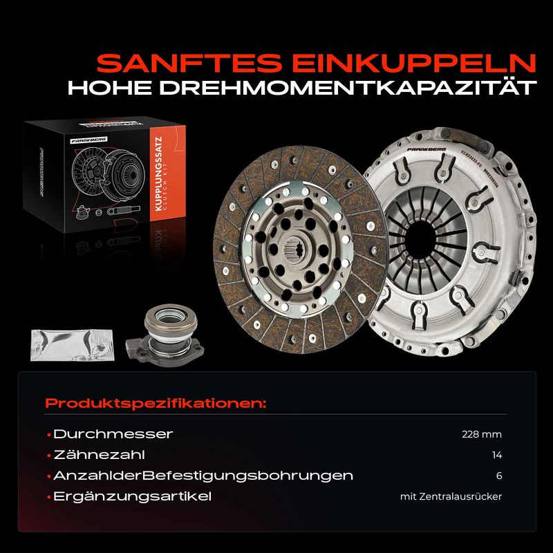 Frankberg 5481FB0029333 Clutch Kit