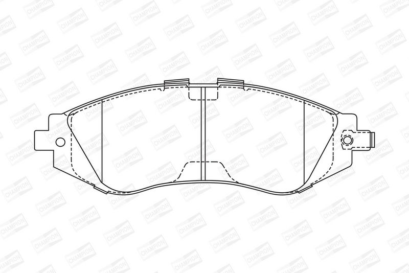 CHAMPION Plaquettes de frein à disque 573718CH