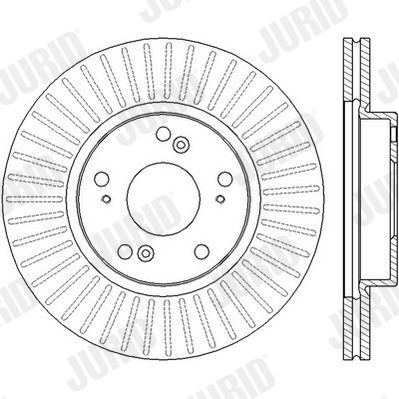 Гальмівний диск, Jurid 562457JC